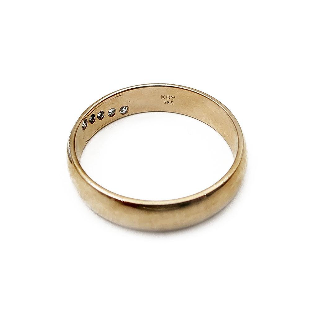 Timanttisormus 0,025ct koko 16 lev.4mm #2