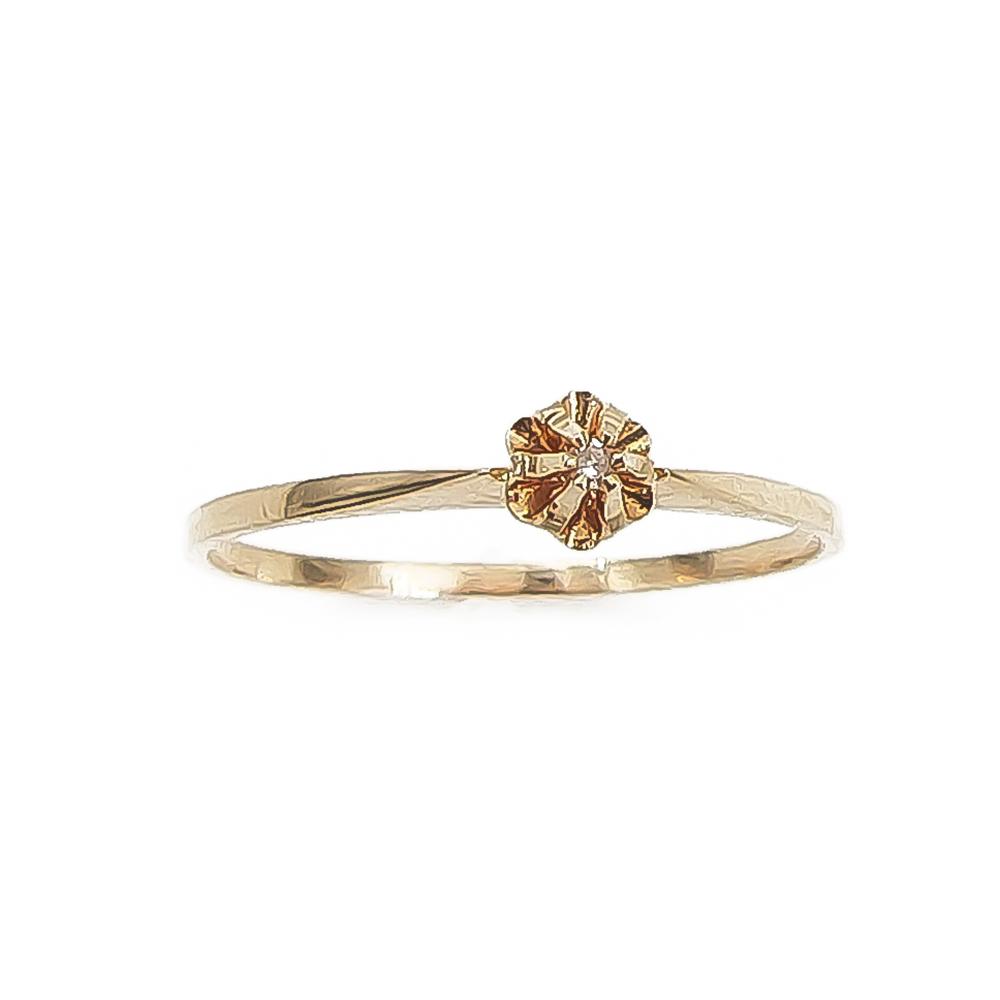 Timanttisormus 0,03ct halk.17- #2