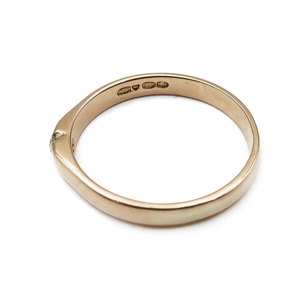 Timanttisormus 0,04ct koko 18,25 v.-93 #1