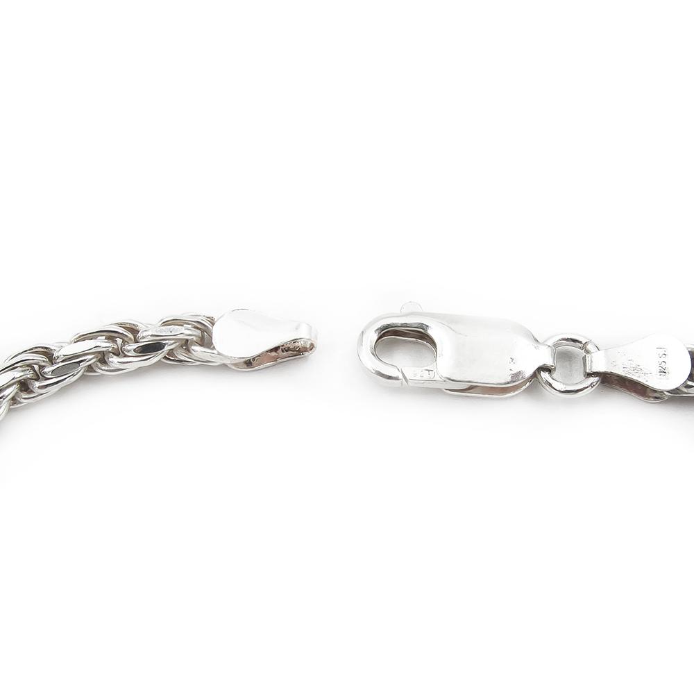 Hopeinen cordell ranneketju 17.5cm lev.3mm #2