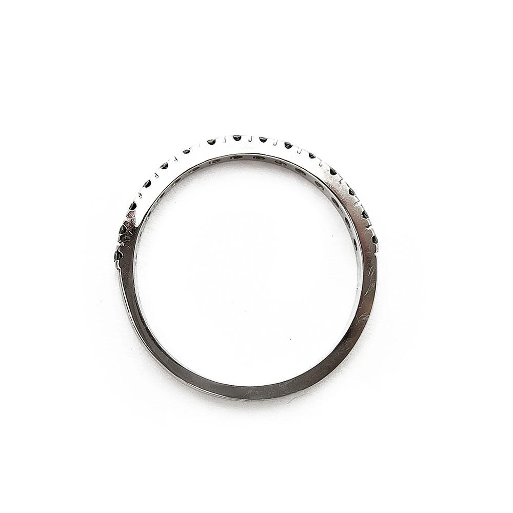 18K Valkokultainen Sandbergin Toivomuslähde-sormus 17mm 0,075ct #2