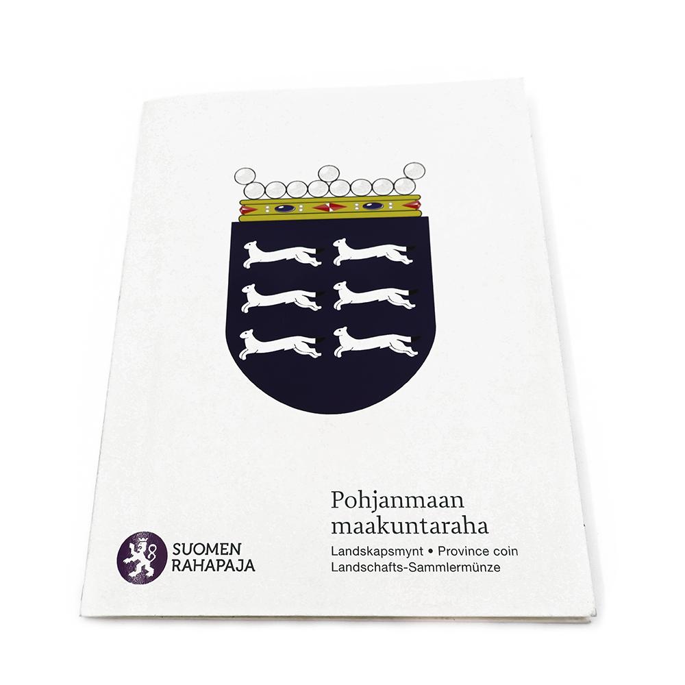 Pohjanmaan maakuntaraha 5 € 2011 Proof alkuperäiskansiossa – Suomen Rahapaja #0