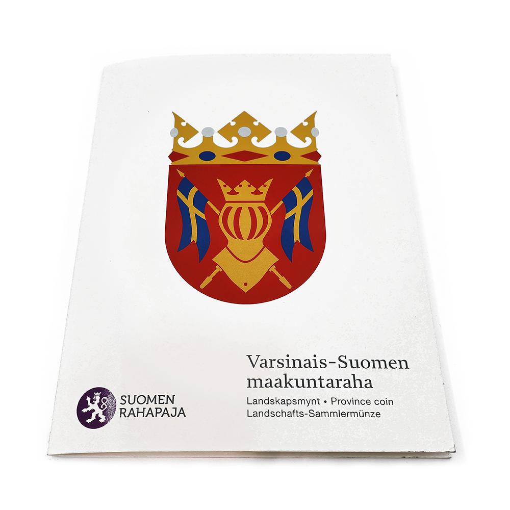 Varsinais-Suomen maakuntaraha 5 € 2011 Proof alkuperäiskansiossa – Suomen Rahapaja #0