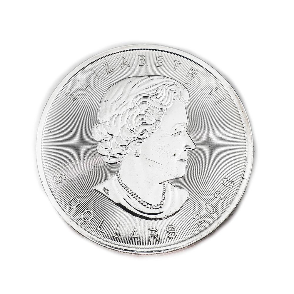 Canada Maple Leaf -hopeakolikko 2020 – 1 oz Fine Silver #0