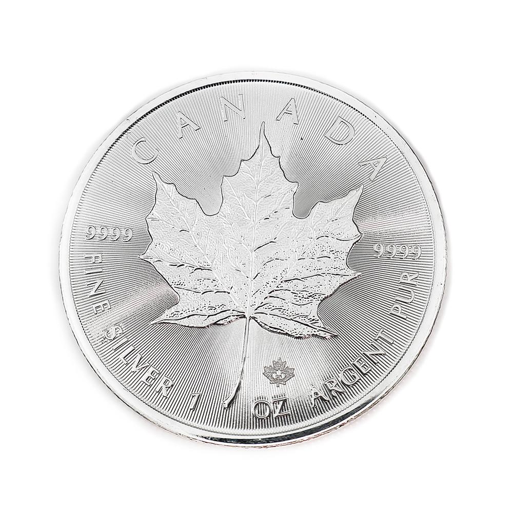 Canada Maple Leaf -hopeakolikko 2020 – 1 oz Fine Silver #1