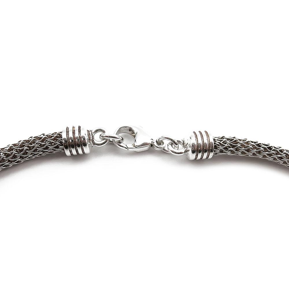 Kalevala Korun hopeinen verkkoketju 39cm #2