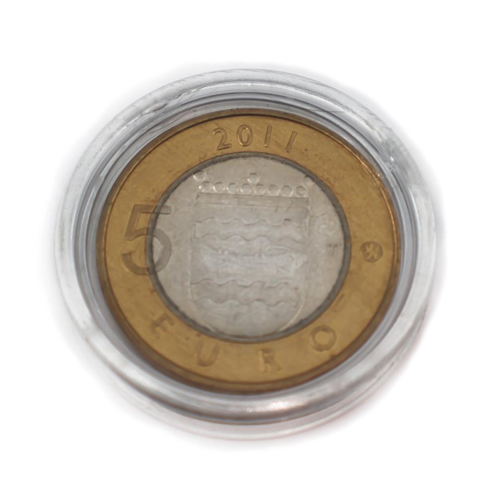 Uudenmaan maakuntaraha 5 € 2011 suojakapselissa – Suomen Rahapaja #0