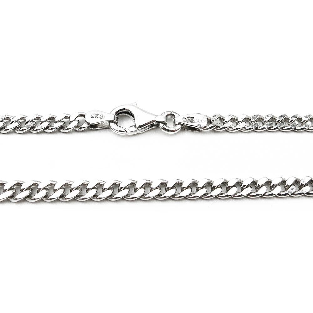 Hopeinen panssariketju 50cm lev.3,5mm #0