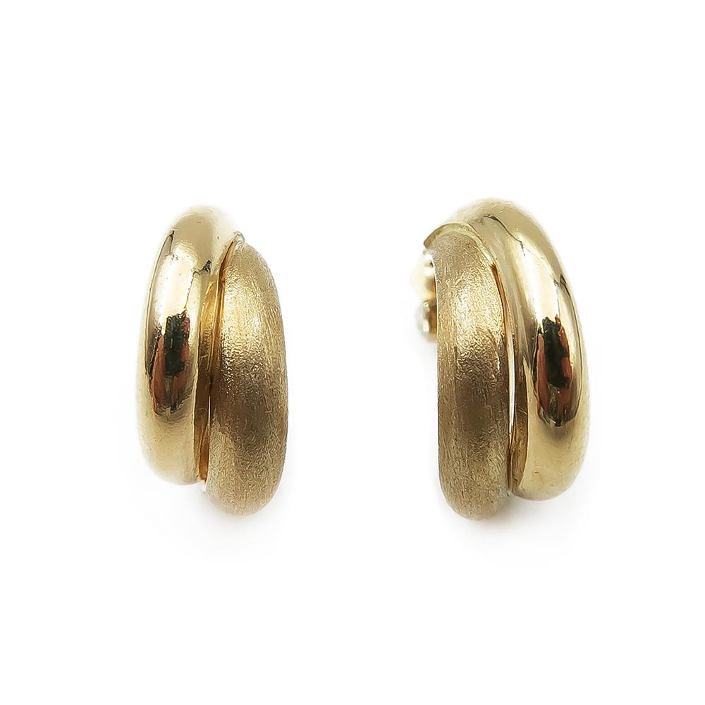 Kultaiset korvakorut tapilla 6x15mm #1