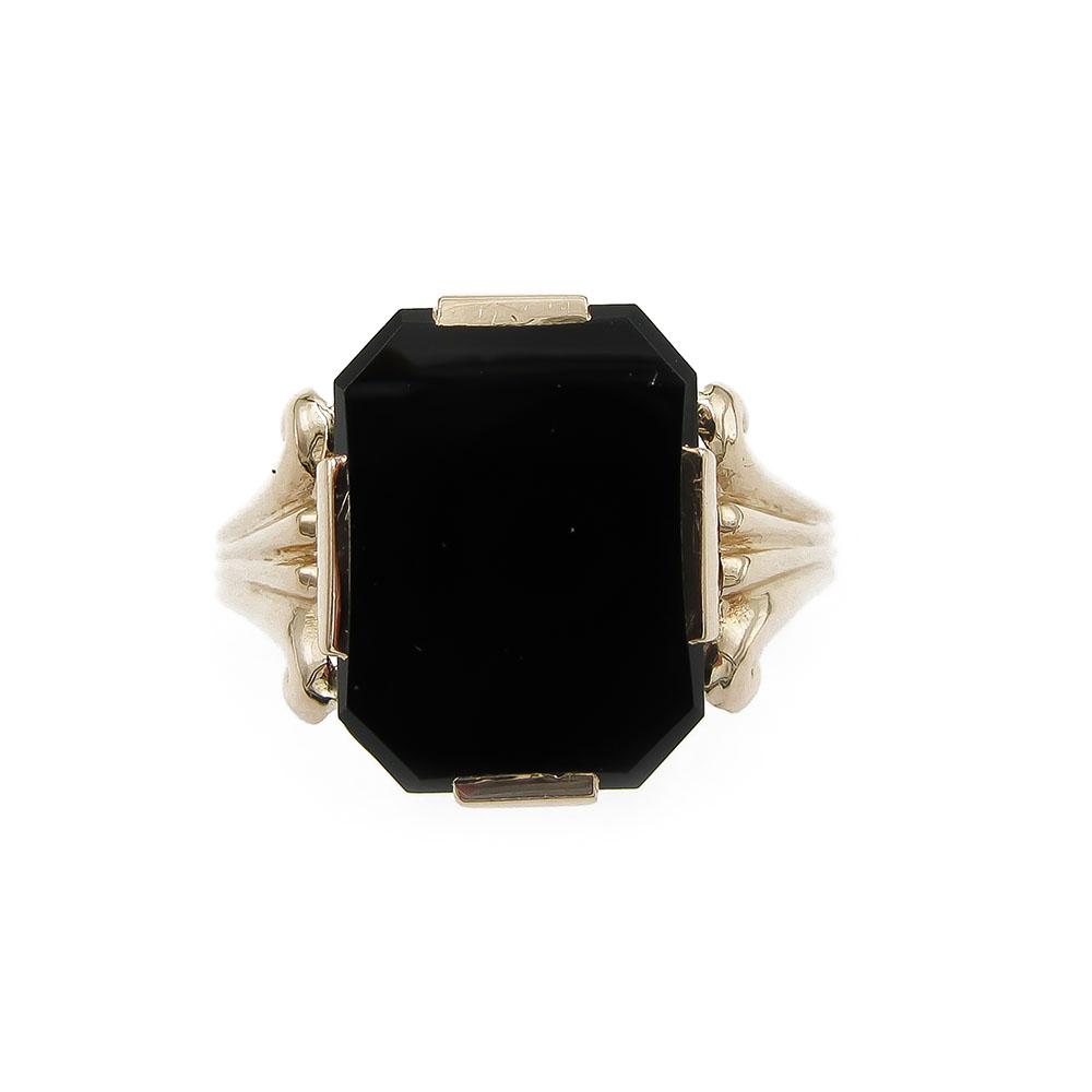Kultainen onyx-kantasormus 16,25 1955 Hidström J.E. #1