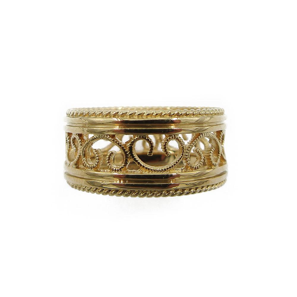 18k Kalevala koru Filigraanisormus 15,75 8.5mm #1