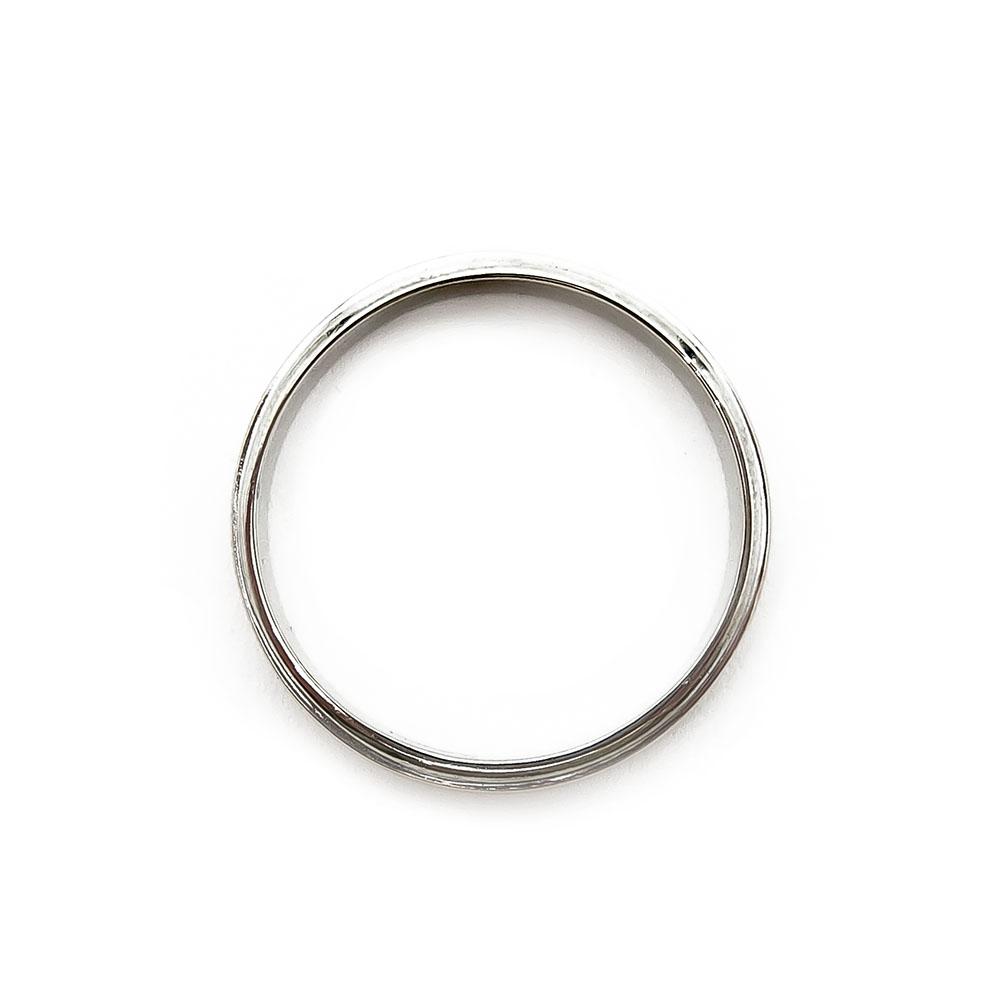 Valkokulta / keltakulta kihlasormus 19,5mm lev. 3,4mm #2