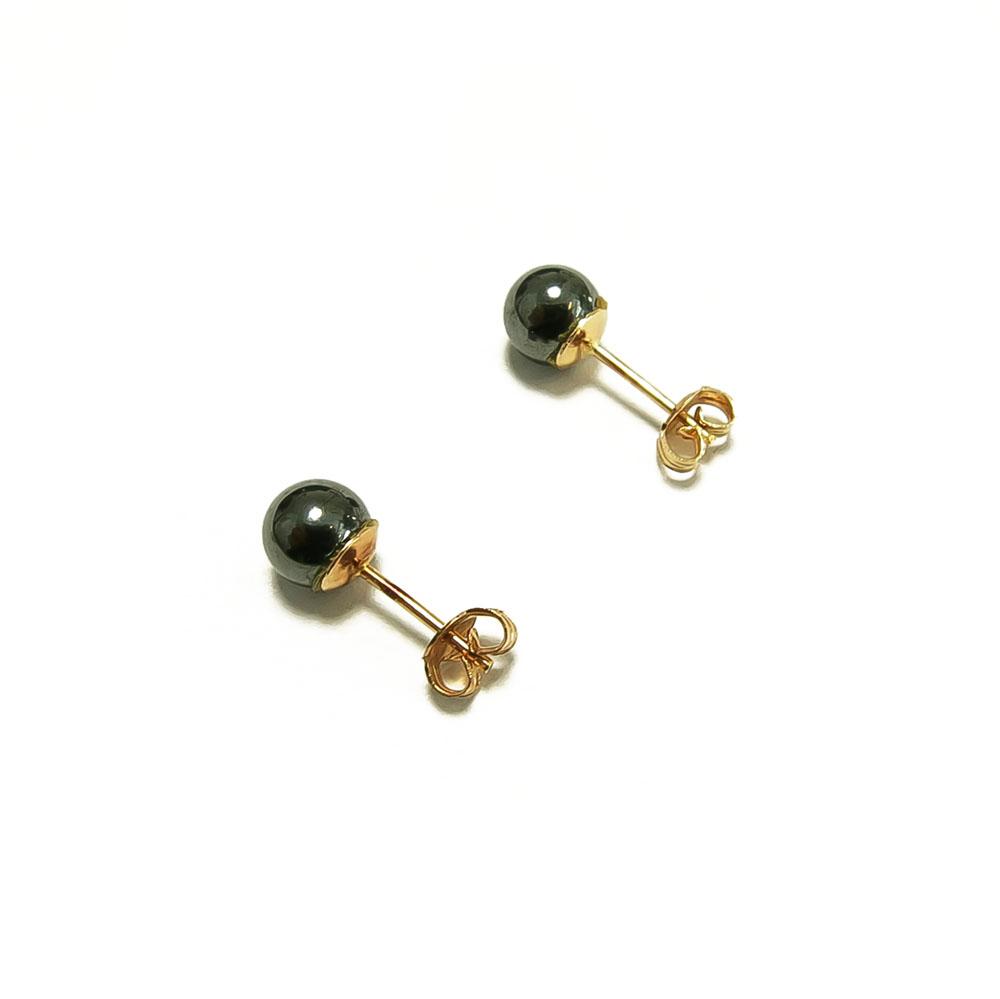 Kultaiset hematiitti pallot 6mm #1
