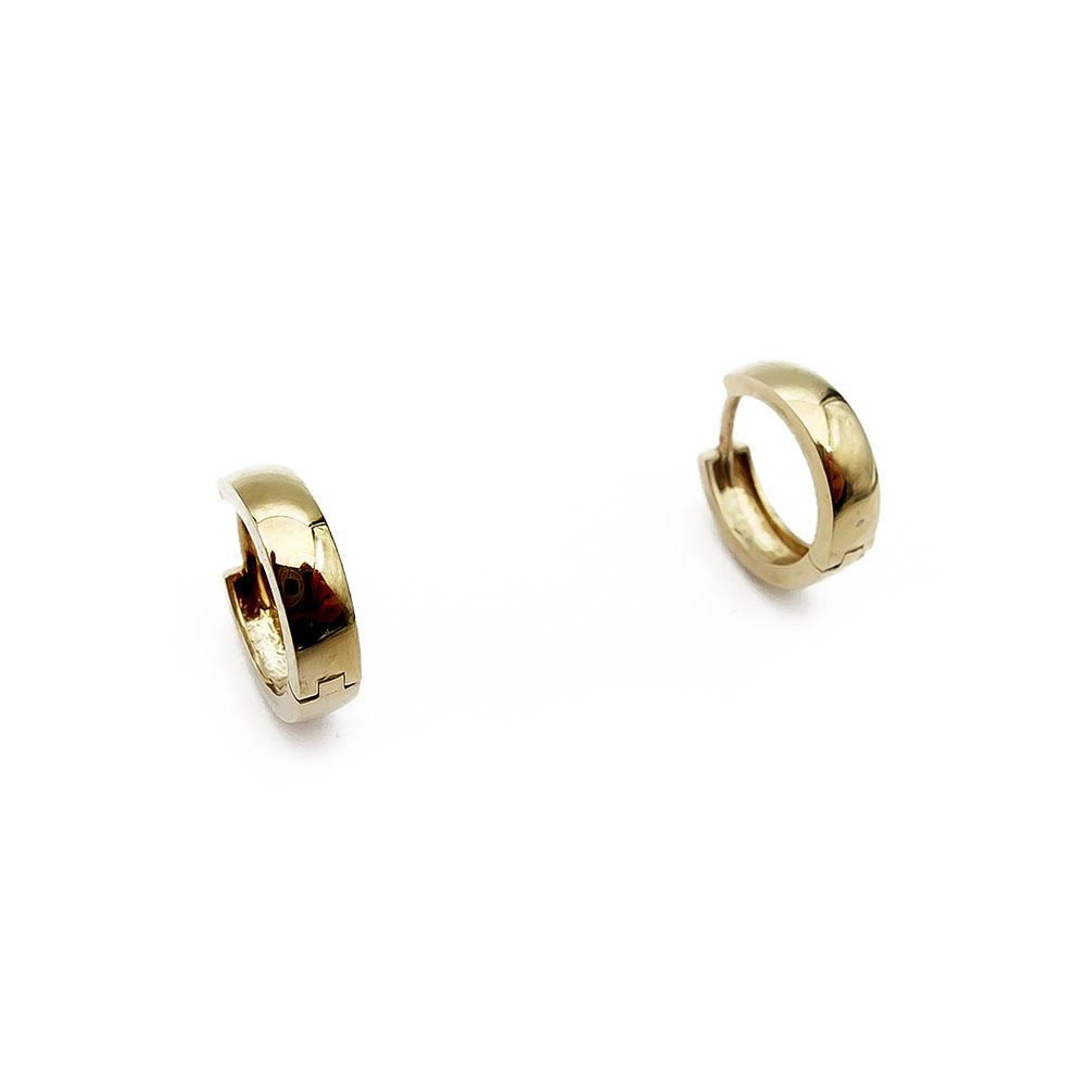 Kultaiset saranakorvarenkaat 13mm #0