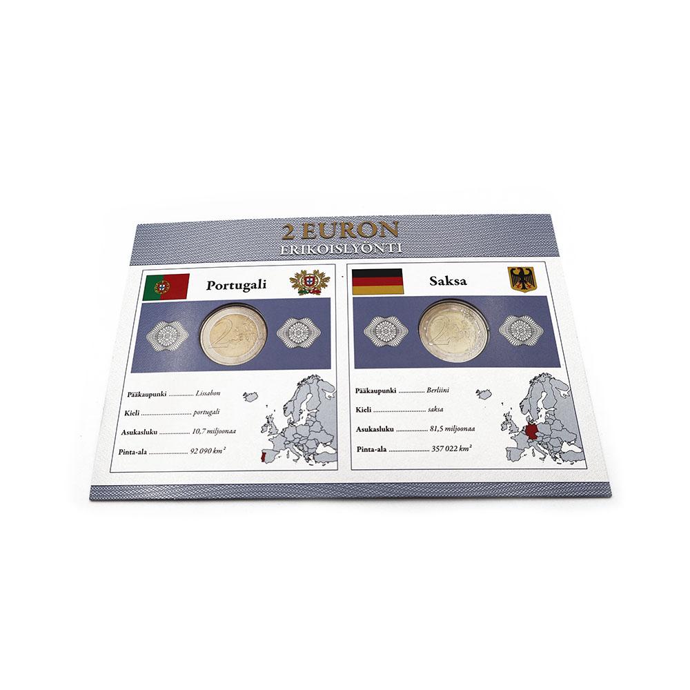 Saksa & Portugali 2 € erikoisrahat 2011–2012 – Kölnin tuomiokirkko ja euron 10-vuotisjuhla #0