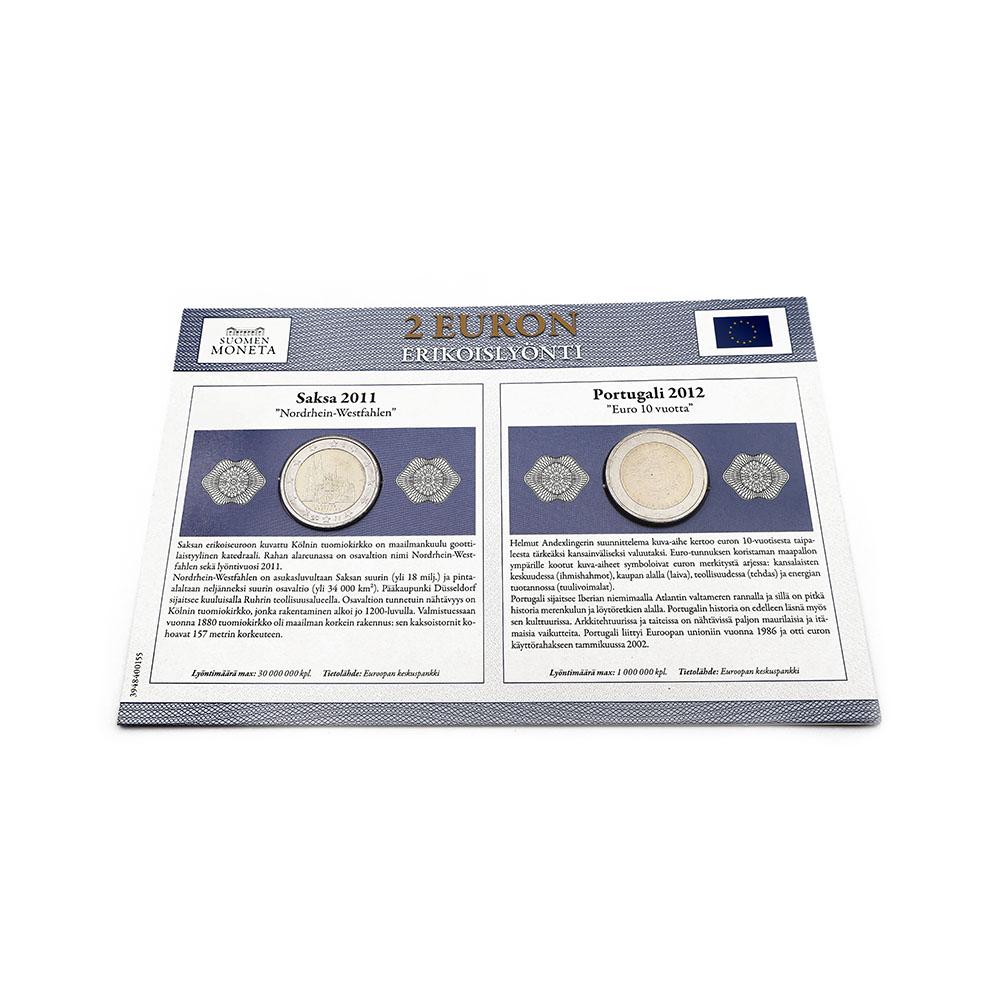 Saksa & Portugali 2 € erikoisrahat 2011–2012 – Kölnin tuomiokirkko ja euron 10-vuotisjuhla #1