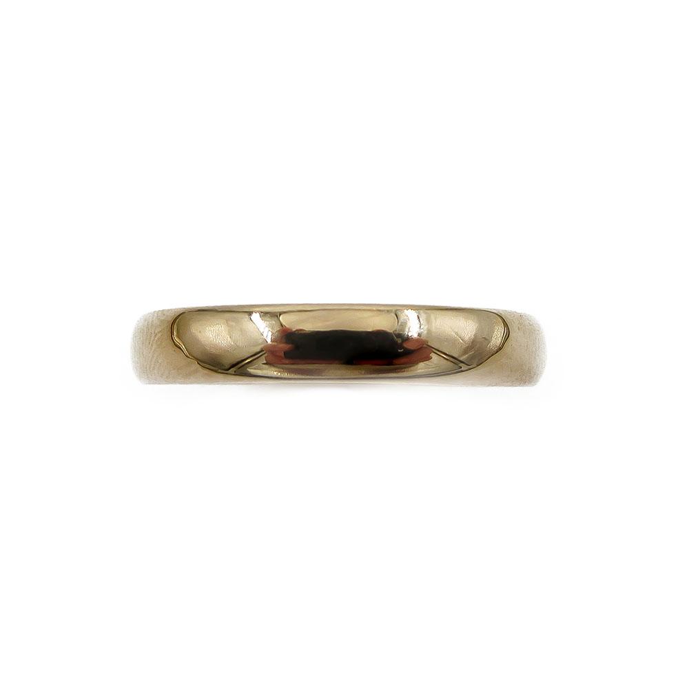 Kultainen sileä sormus 4mm pp 21,25 1997 EE #1