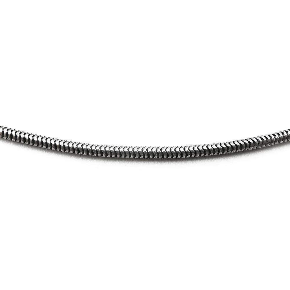 Hopeinen käärmeketju 45cm #1