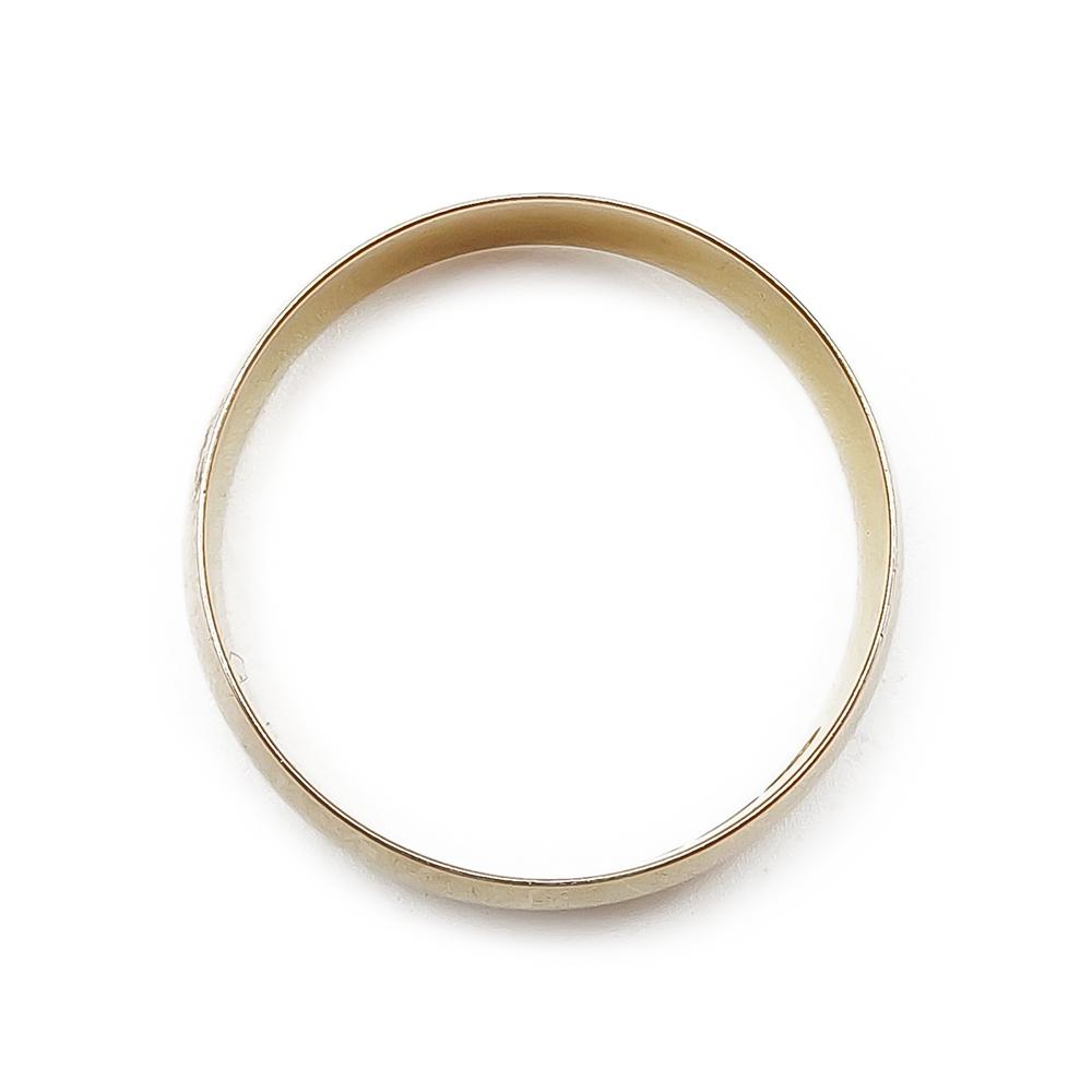 Eino Westerback puolipyöreä vihkisormus 18K kultaa 20,75 mm, 1966 #2 Kultatukku.fi