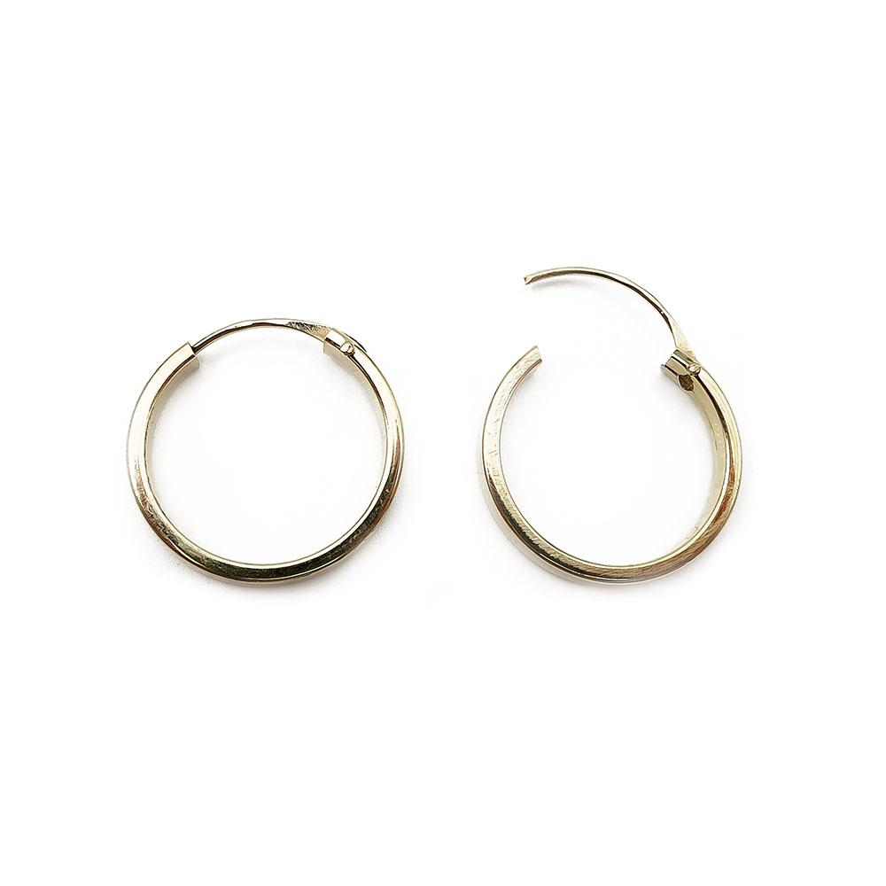 Kultaiset flakkaputkirenkaat 3x18mm #2
