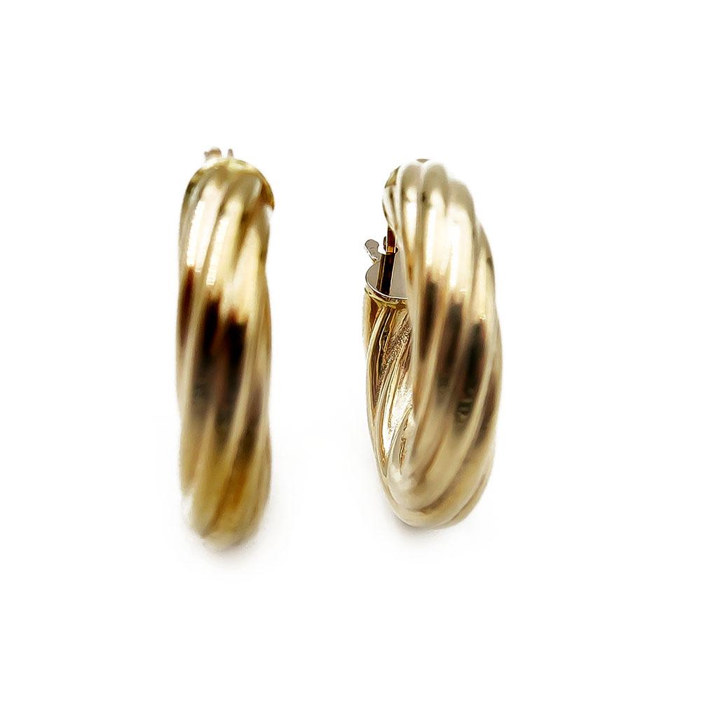 Kultaiset saranakorvakorut 4x18mm #1