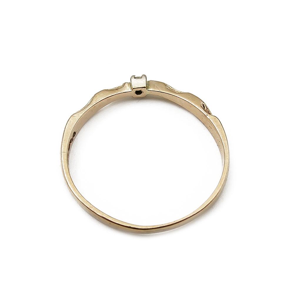 Timanttisormus 0,015ct koko 17,5 v.-84 #2