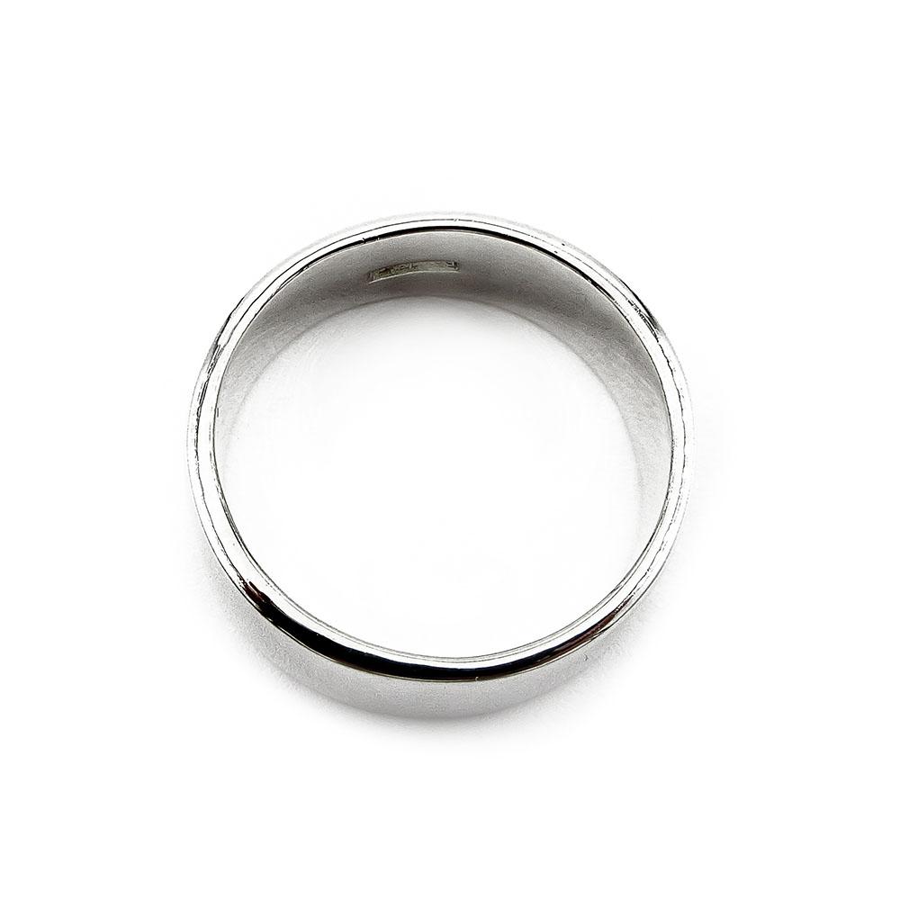 Flakkamallinen hopeasormus 7mm 19 DPN #2