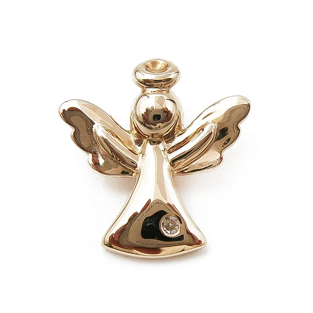 Kultainen siro enkeliriipus 0,005ct timantilla #0