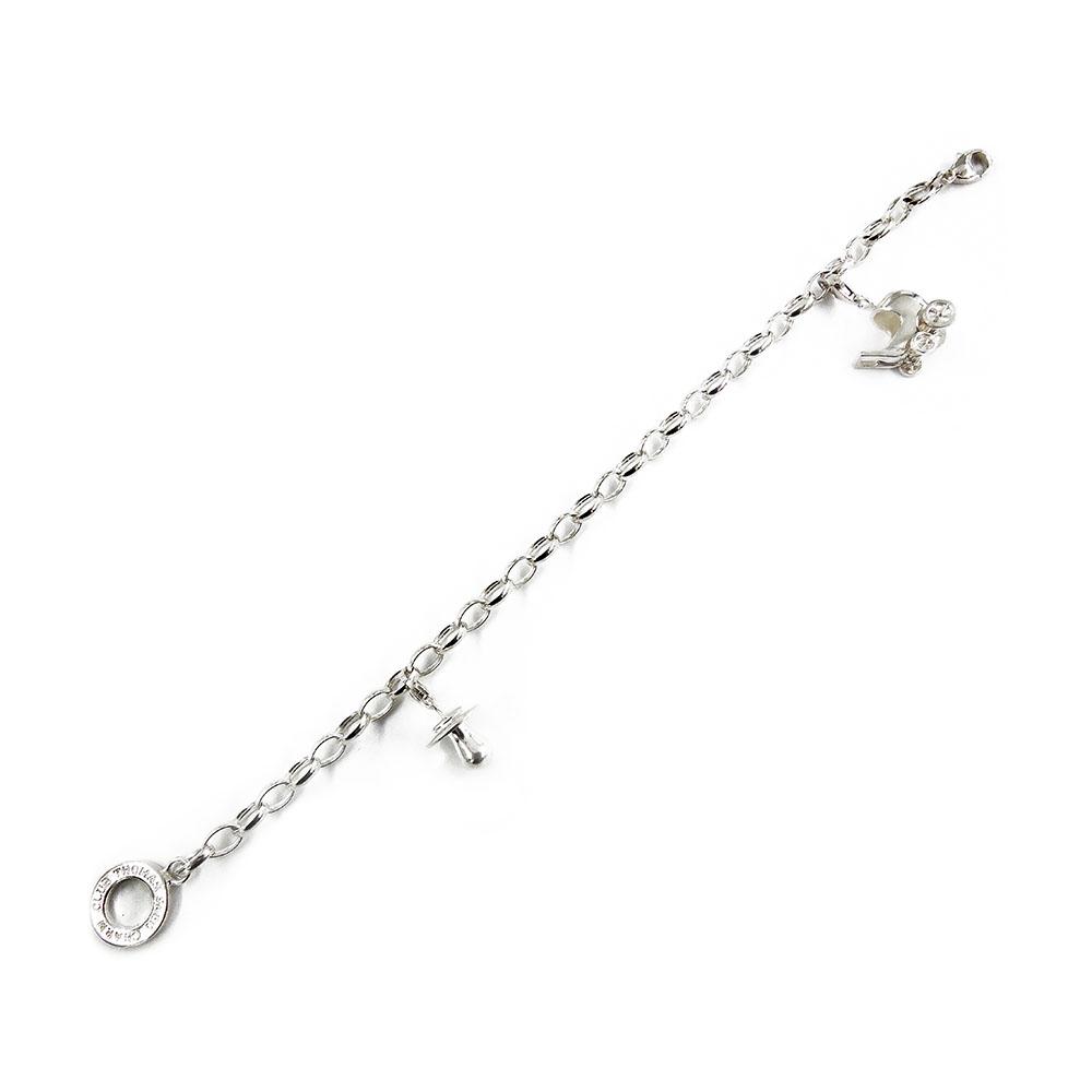 Thomas Sabo Charm club ranneketju 19 cm+tutti ja lastenvaunut helat #2