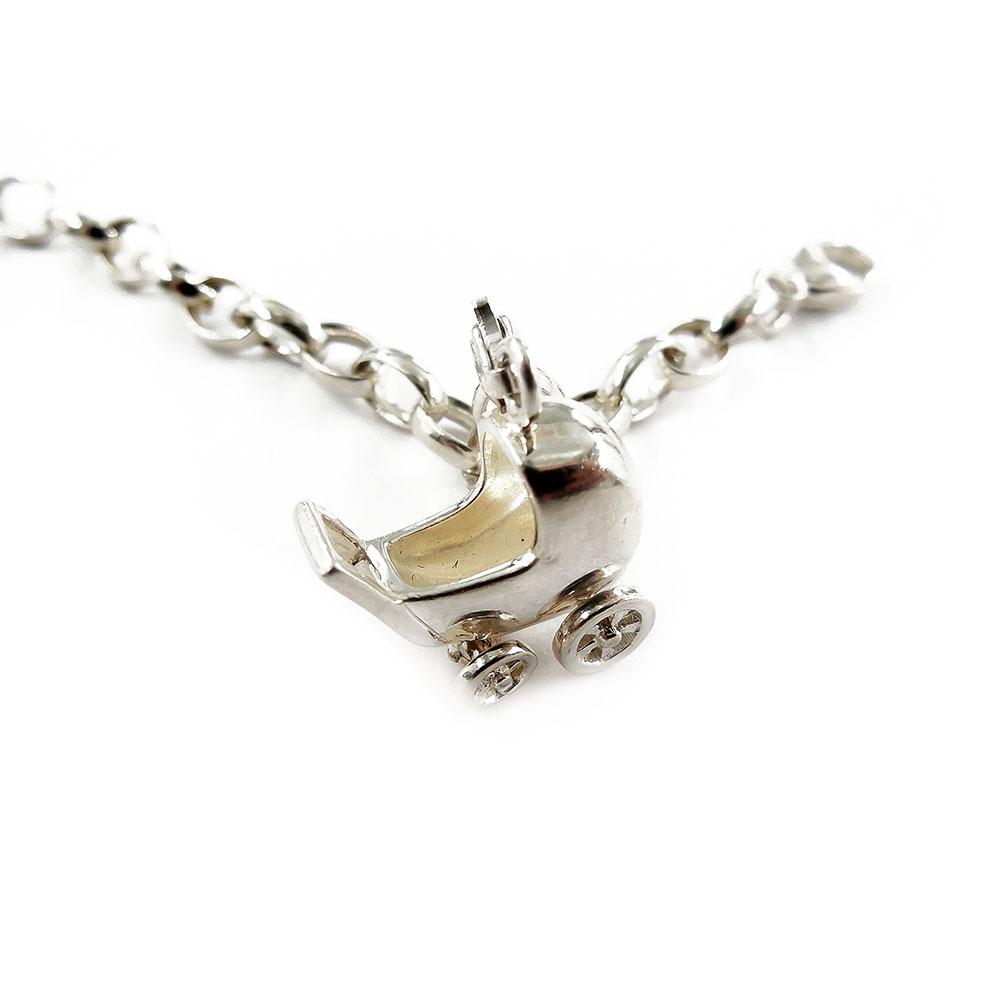 Thomas Sabo Charm club ranneketju 19 cm+tutti ja lastenvaunut helat #6