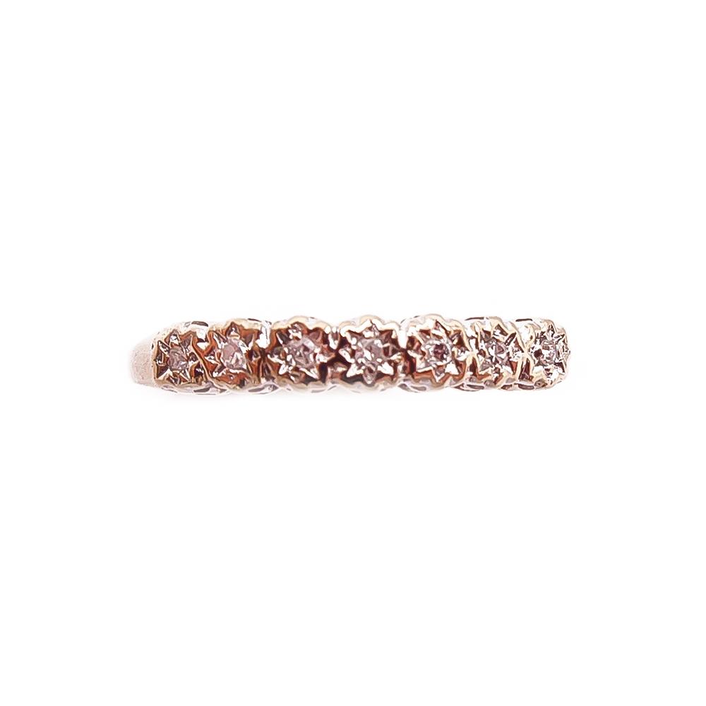 Kultainen timanttisormus 0,035ct 18-mm #1