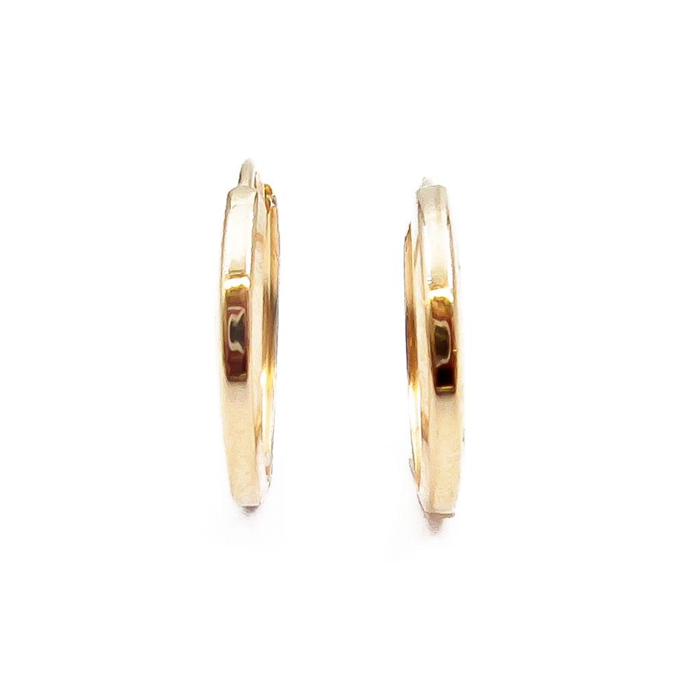 Kultaiset korvarenkaat 1,6 x 13mm #1