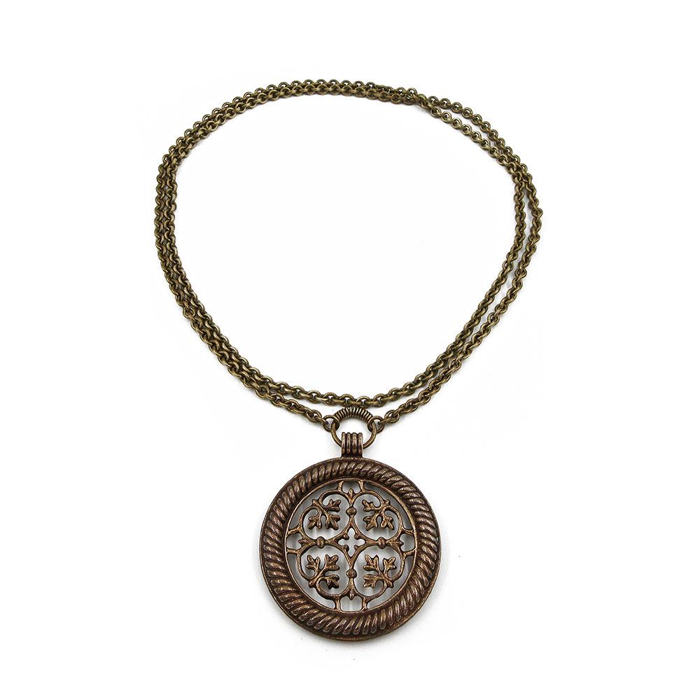 Kalevala koru Tuukkalan riipus 52mm 80cm pronssi #0