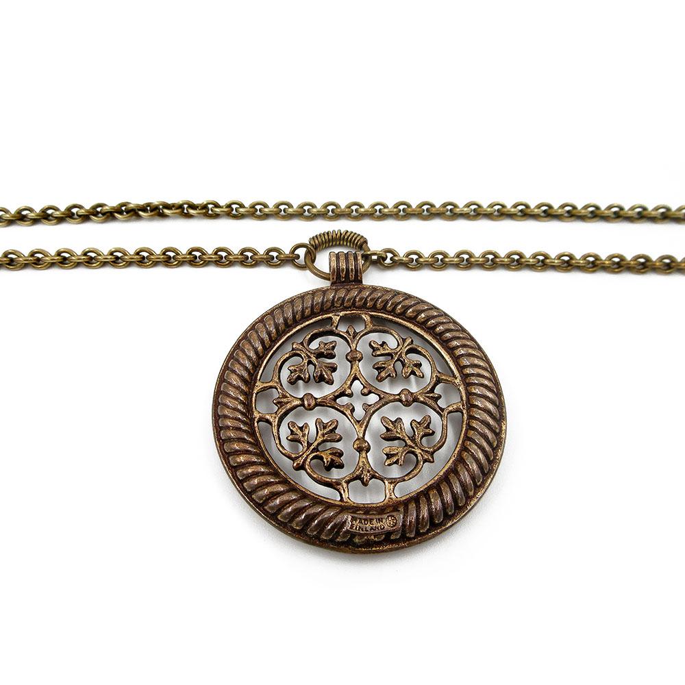 Kalevala koru Tuukkalan riipus 52mm 80cm pronssi #2