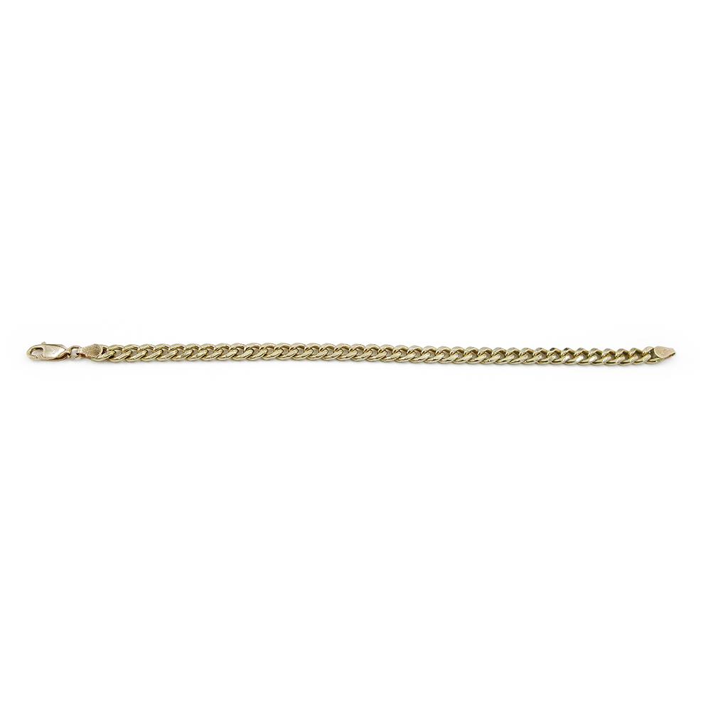 Kultainen panssariranneketju 19cm 5,5mm 1992 Saurum Oy #1