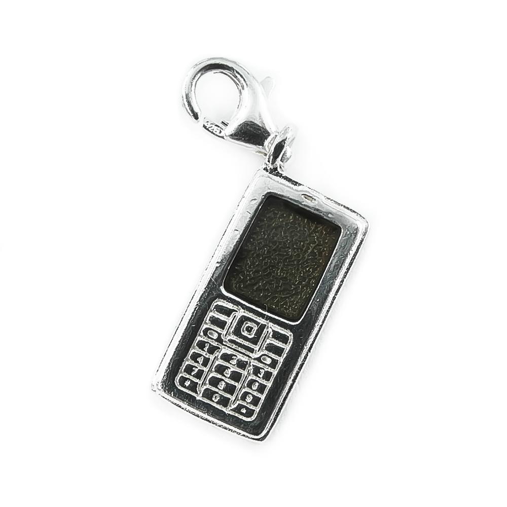 Hopeinen Thomas Sabo maskottiriipus kännykkä #0