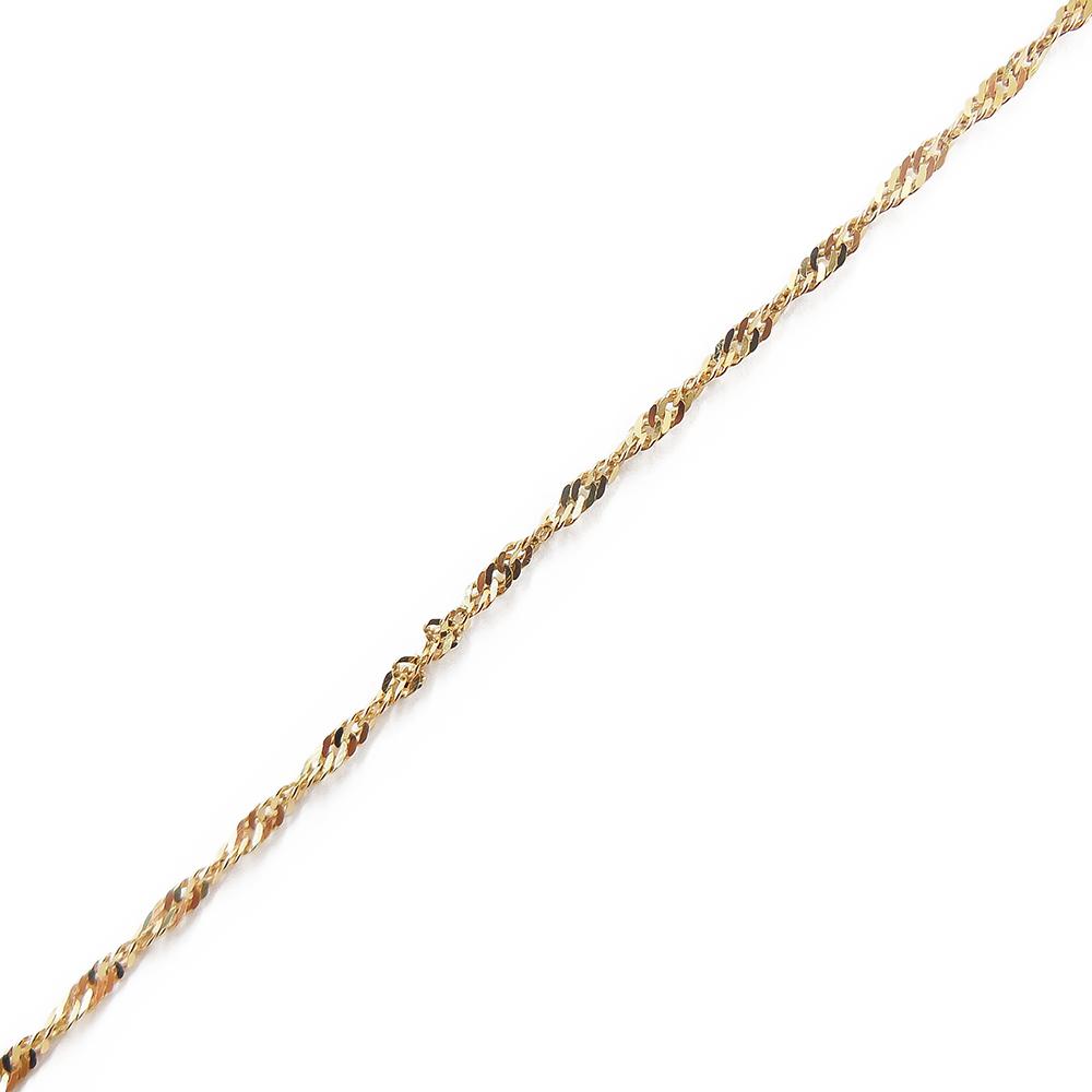 Kultainen nilkkaketju, 23,5-26 cm #1