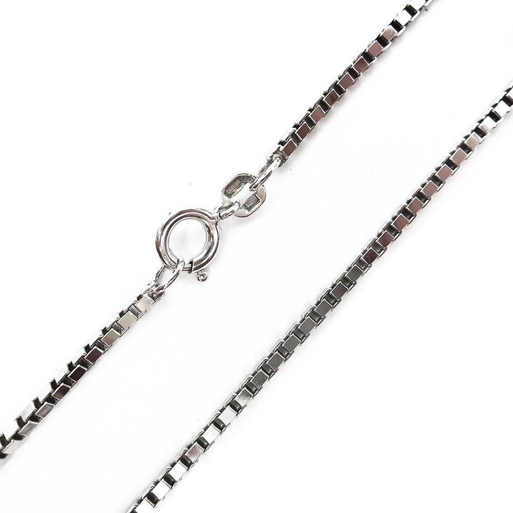 Hopeinen venetsiaketju 80cm lev. 2mm #2