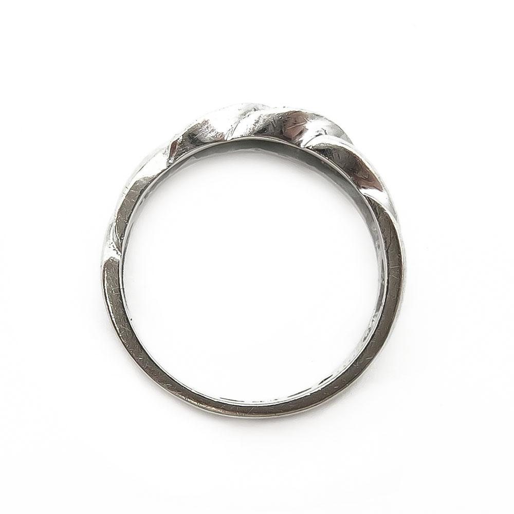 Valkokultainen 0,04ct timanttisormus 14,5mm #2