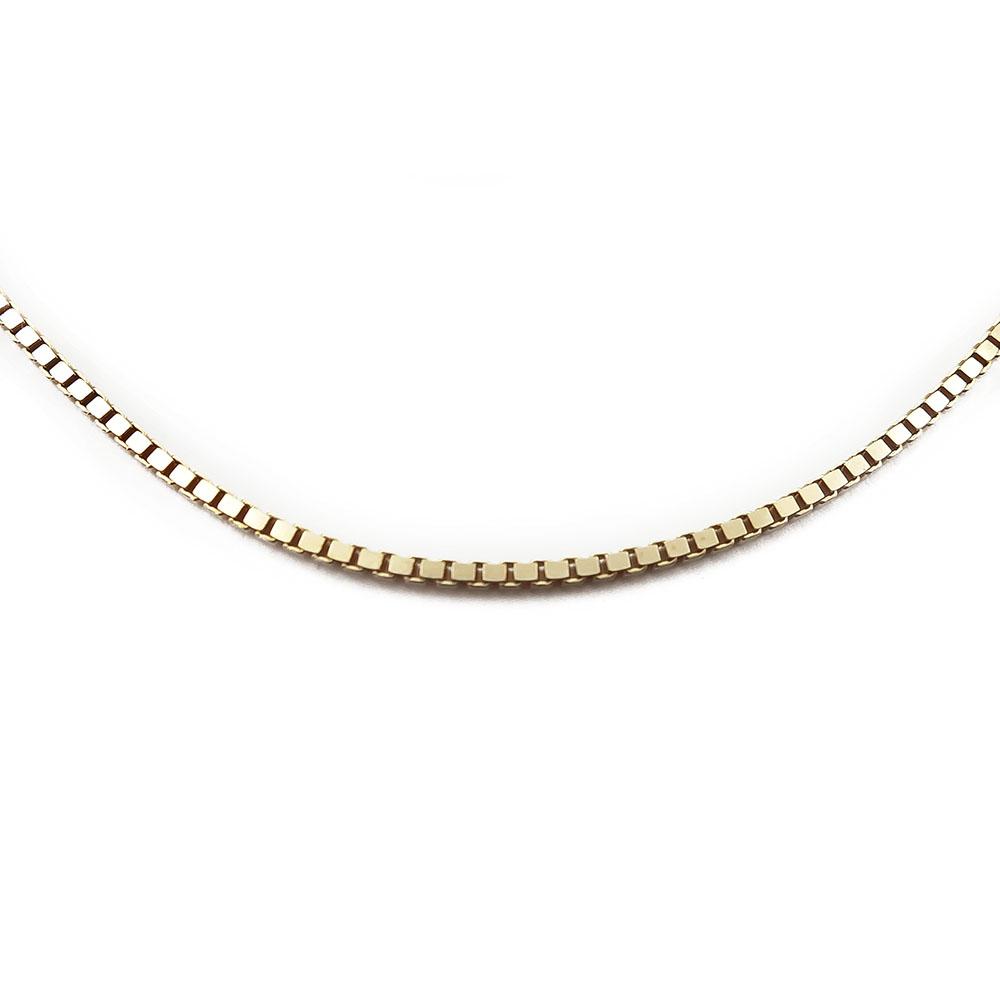 Kullattu hopeinen venetsiaketju 37,5cm lev. 1,15 #2