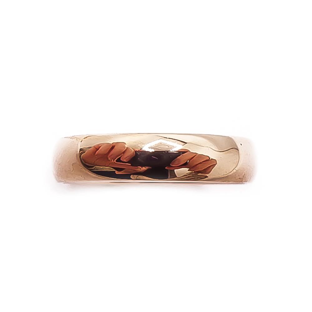 Kultainen kihlasormus 16mm 4mm #1
