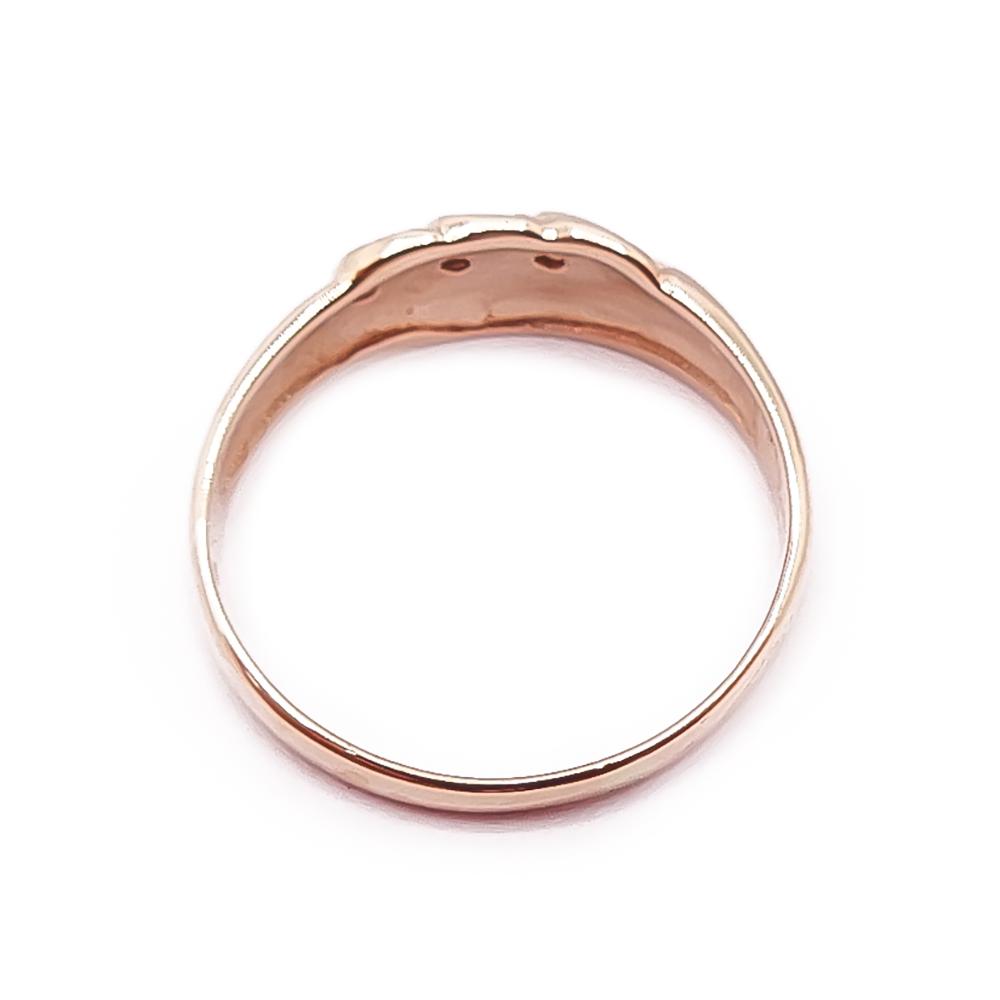 Kultainen timanttisormus 0,015ct 15mm #2 Kultatukku.fi