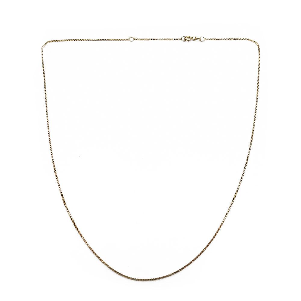 0,95mm Säädettävä venetsiaketju 45,5-49cm #0 Kultatukku.fi