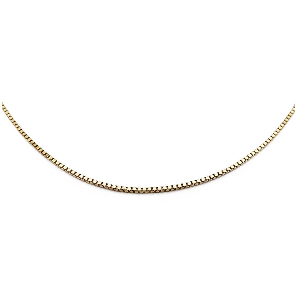 0,95mm Säädettävä venetsiaketju 45,5-49cm #1 Kultatukku.fi