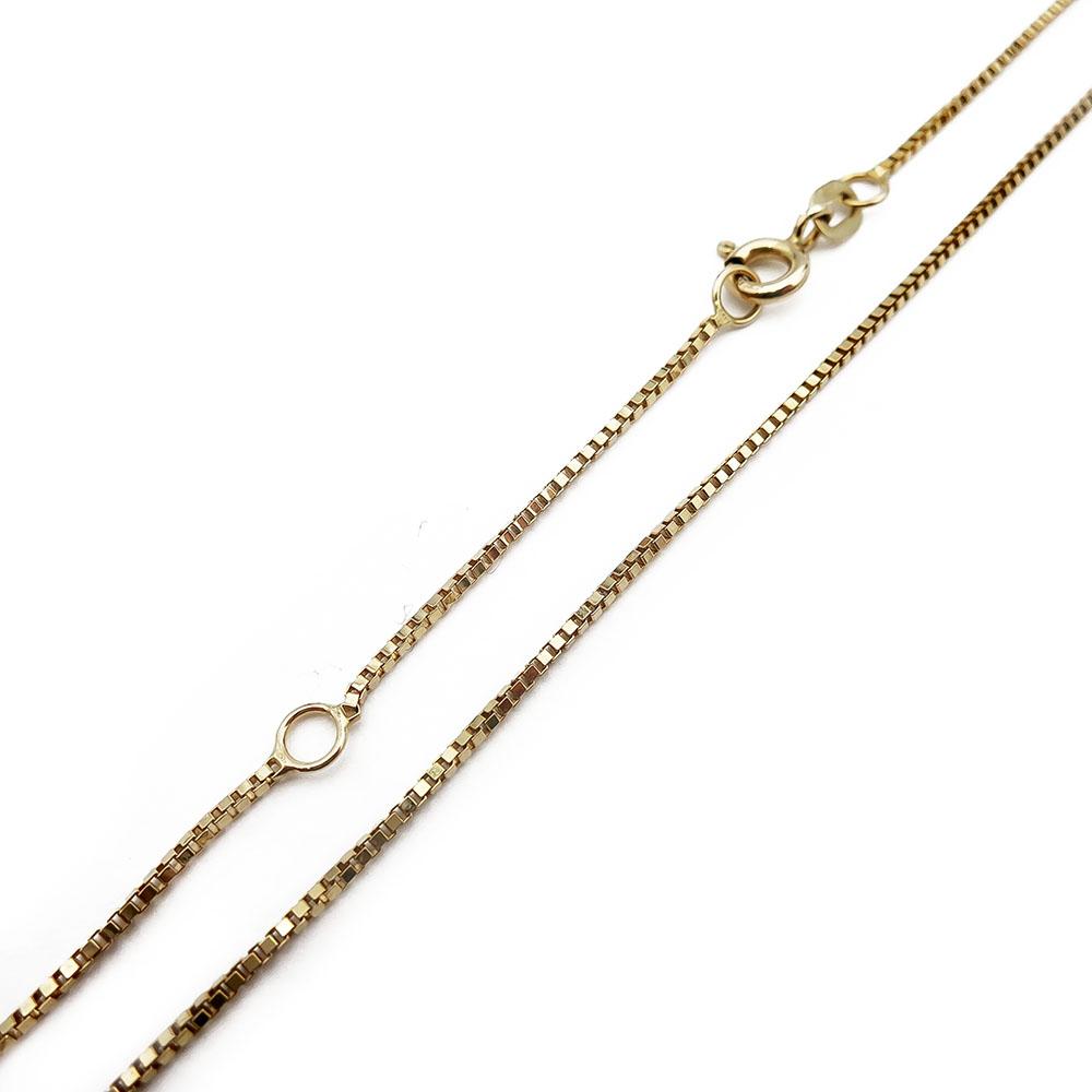 0,95mm Säädettävä venetsiaketju 45,5-49cm #2 Kultatukku.fi