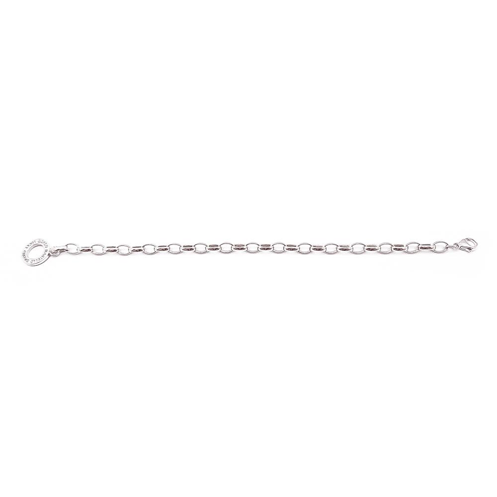 Hopeinen Giorgio Martello rannekoru 22.5cm #1 Kultatukku.fi