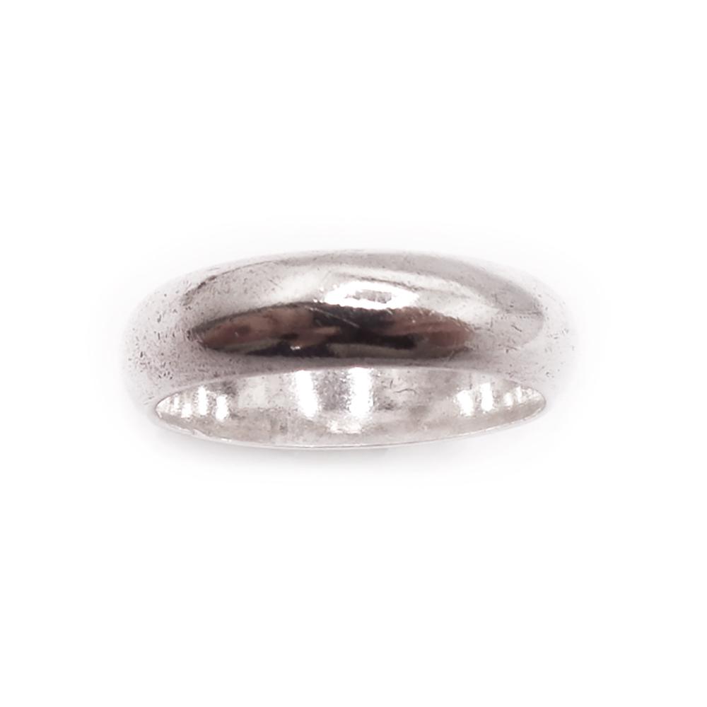 Hopeinen pp sormus 16,5mm 5mm #1 Kultatukku.fi