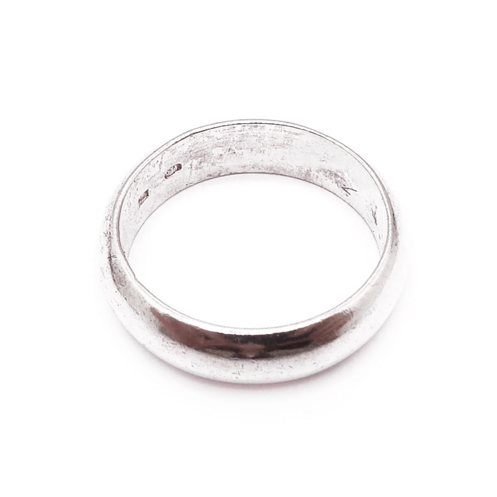 Hopeinen pp sormus 16,5mm 5mm #2 Kultatukku.fi