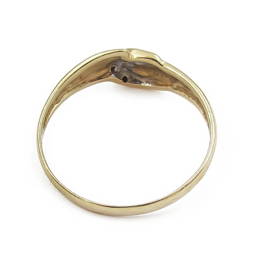 Timanttisormus halk.18mm v.1996 tim.0,015ct #4 Kultatukku.fi