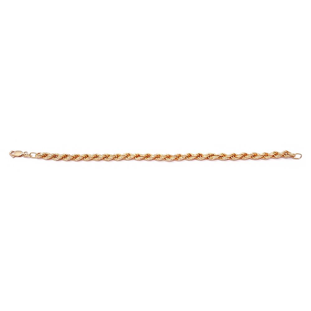 Kultainen cordell-ranneketju 18,5cm #1 Kultatukku.fi